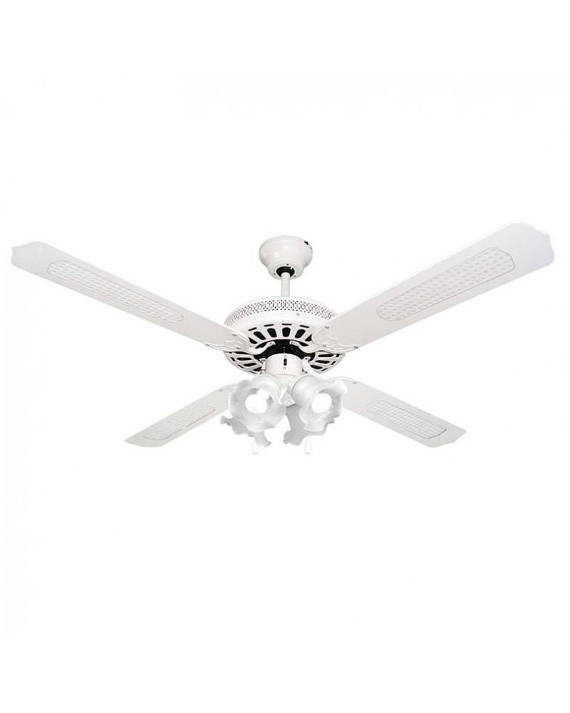 Ανεμιστήρας οροφής με 4 φώτα Λευκός AIRFUN