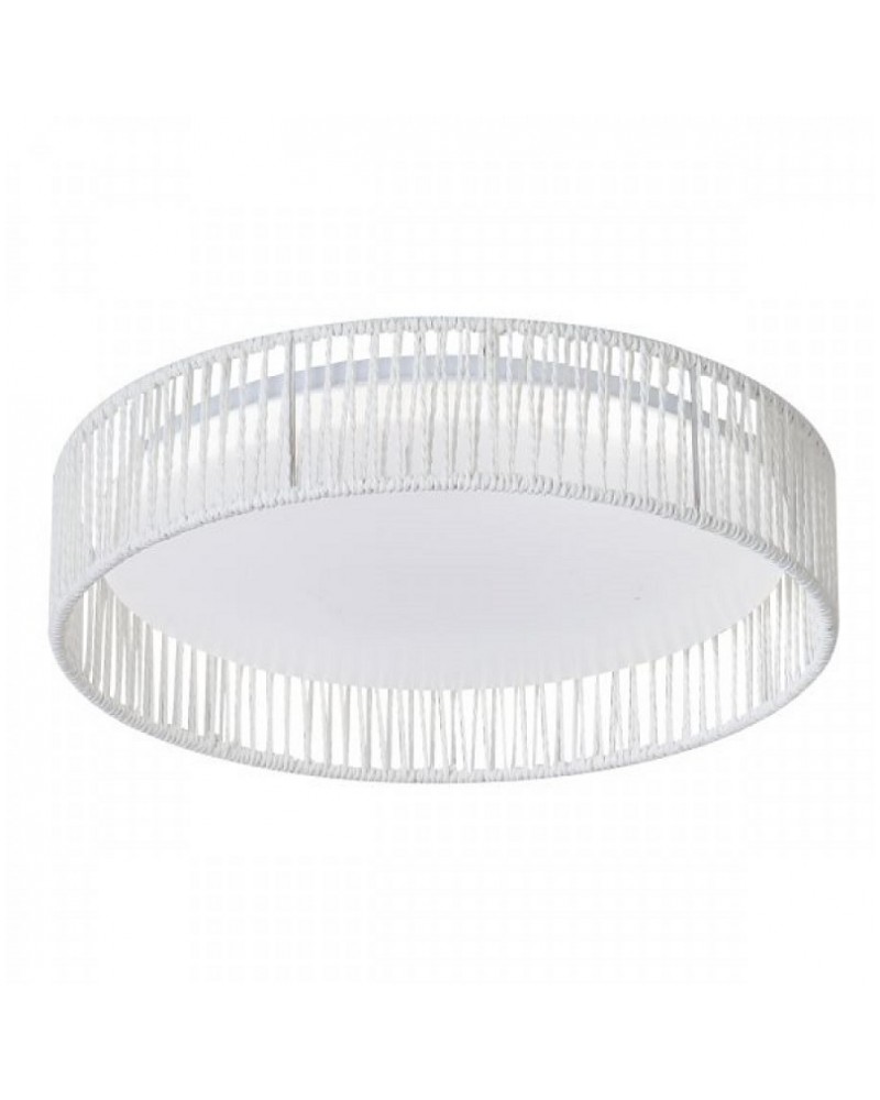 Πλαφονιέρα οροφής Led 18W CCT με λευκό σχοινί SPOTLIGHT