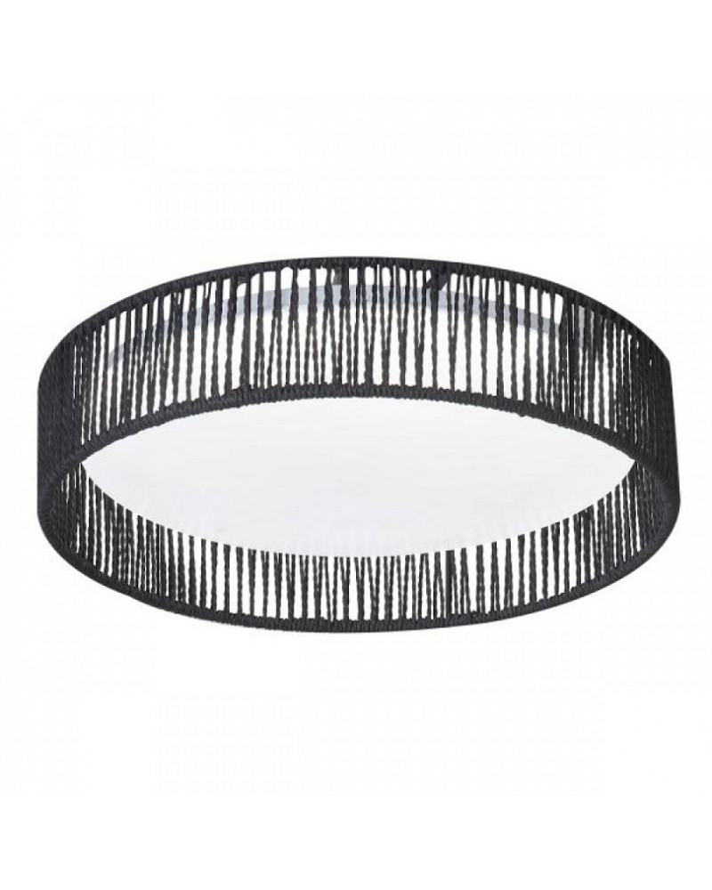 Πλαφονιέρα οροφής Led 18W CCT με μαύρο σχοινί SPOTLIGHT