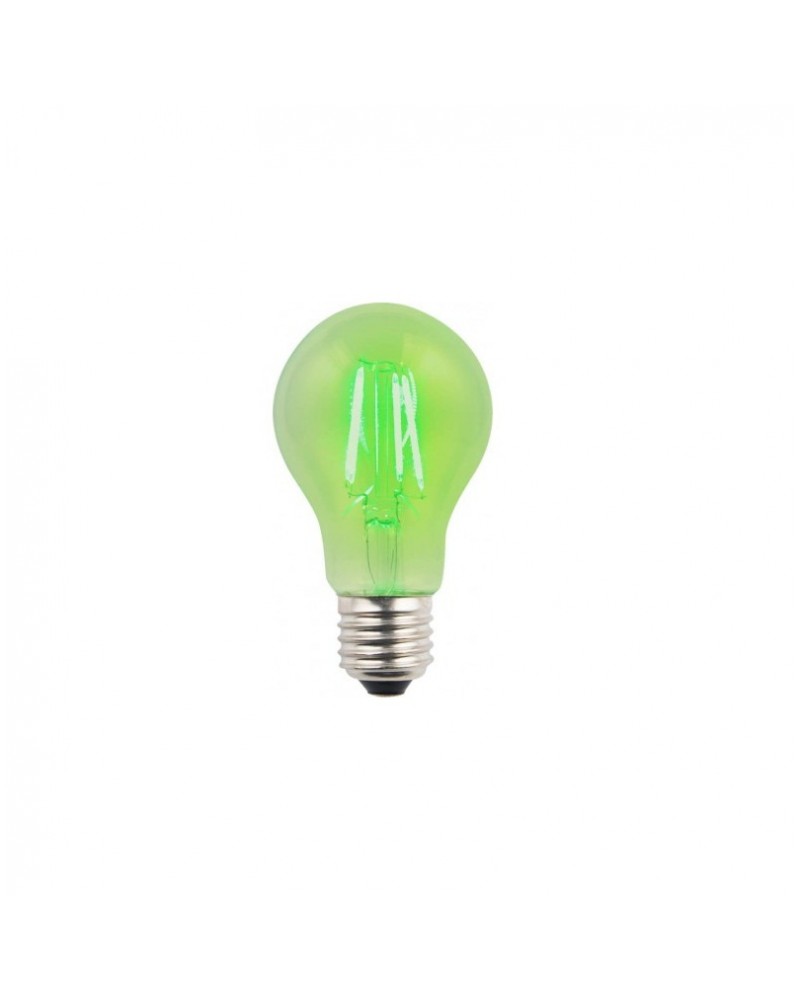 Λάμπα led filament A60 4W E27 πράσινη GEYER